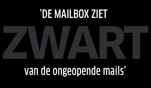 Illustratie mailbox typo