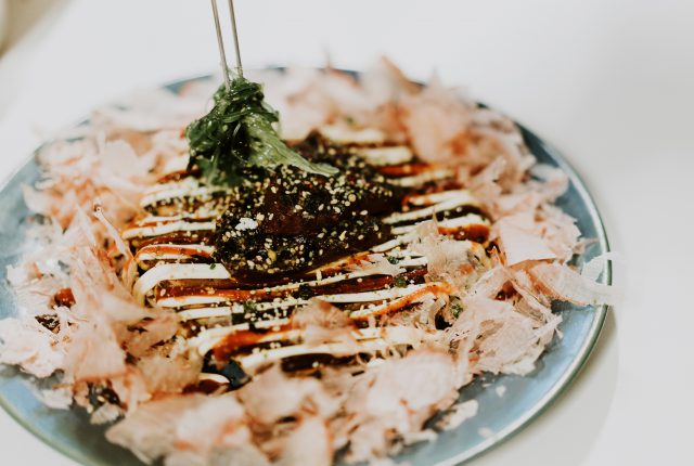 Lekker bord eten bij FG Okonomiyaki bar