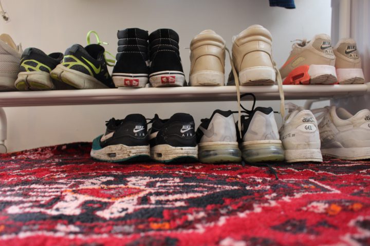 Kamers kijken Karlijn. Sneakercollectie.