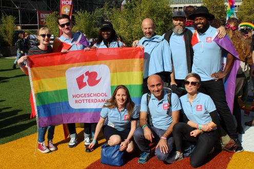 Pride Walk 2018 Team Hogeschool Rotterdam