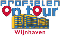 Profielen on tour-logo met grafische weergave van Wijnhaven
